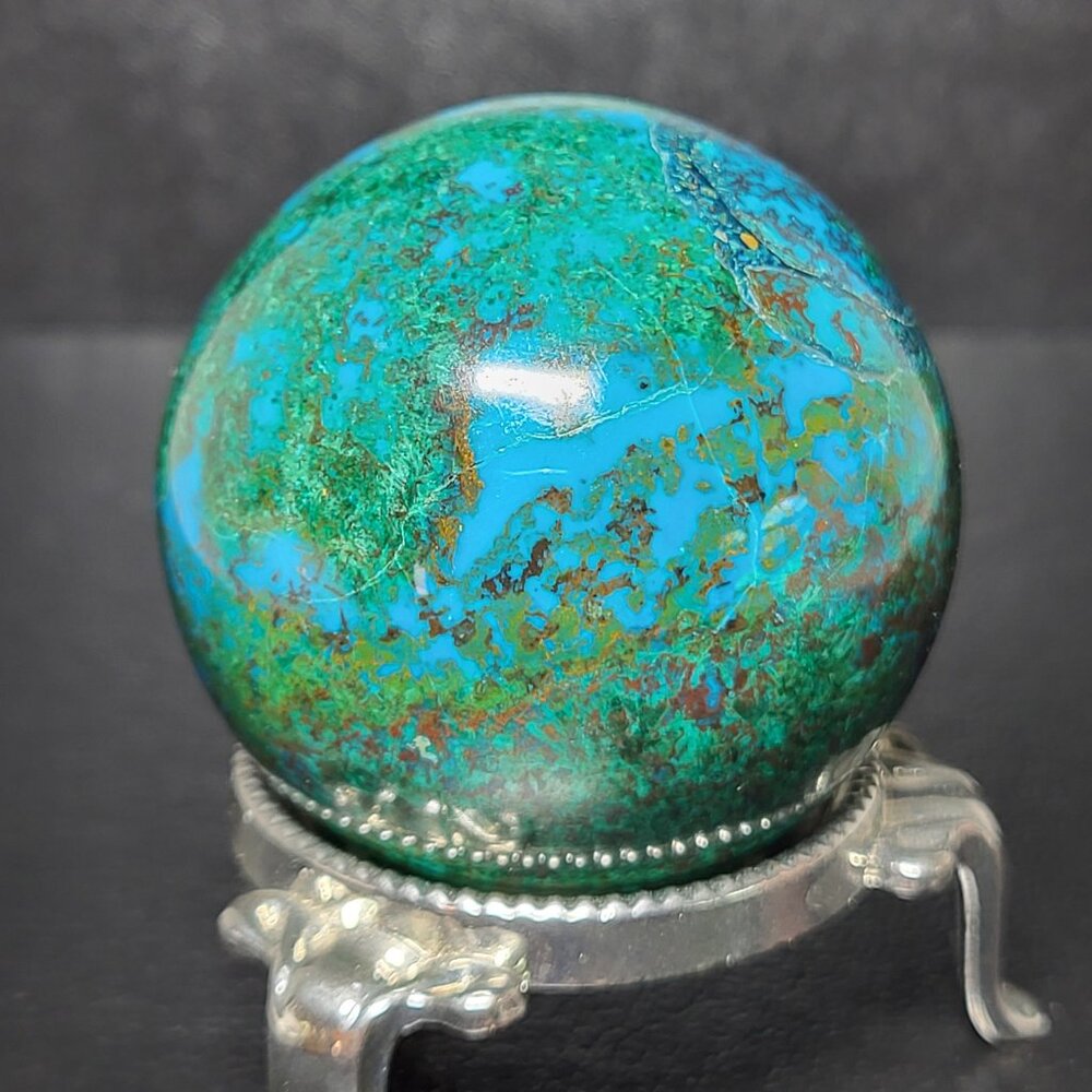 Malachite Chrysocolla Sphere Mineral Crystal